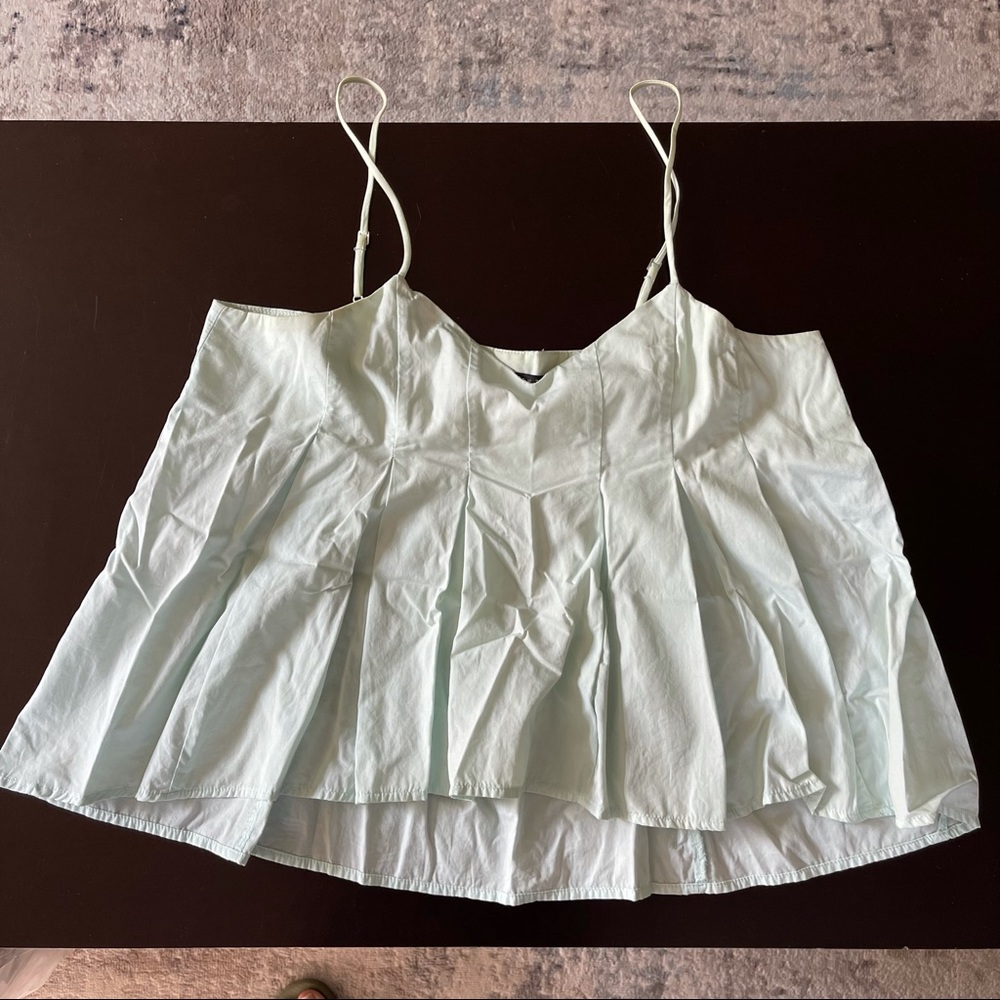 Mint Date-Ready Crop Top